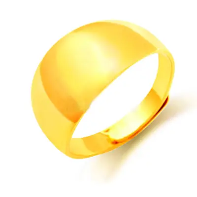 Gold Fish Blessed Open Ring Wholesale Daily Wear Jewelry