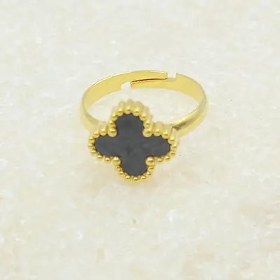 Four-Leaf Flower Bracelet Set Gold Turquoise Daily Wear Jewelry thumbnail 24