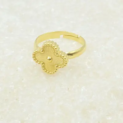 Four-Leaf Flower Bracelet Set Gold Turquoise Daily Wear Jewelry thumbnail 27