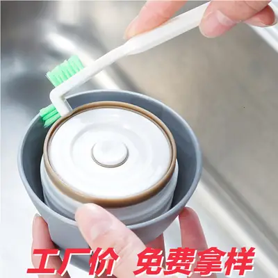 Three-Piece Kitchen Cleaning Brush Set Green Bristles
