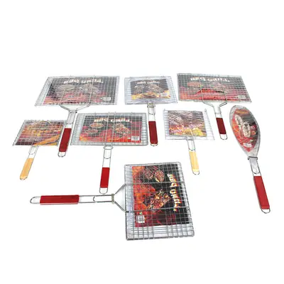 Premium BBQ Net Rack Set for Fish Chicken Kebabs
