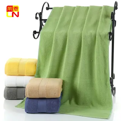 Premium 100% Cotton Bath Towels Green & Multi-Color