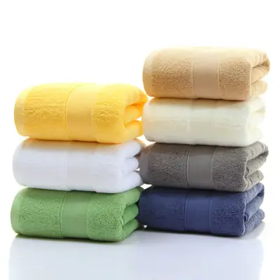 Premium Cotton Bath Towels 6 Colors 140x70cm