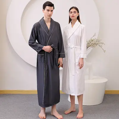 Men & Women Summer Bathrobes Wrap Style Premium Quality