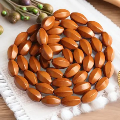 Olive Kernel Beads for DIY Jewelry & Decor