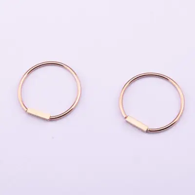 Gold Toned Minimalist Cuff Rings for Everyday Wear
