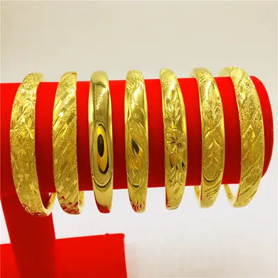 Gold Plated Floral Bracelets for Women
