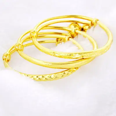Golden Round Bracelet for Girls, Lightweight & Durable