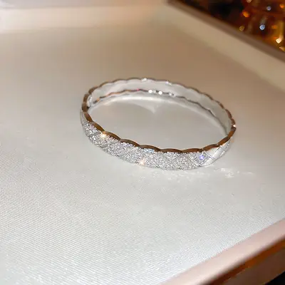 Rose Gold Zircon Bracelets Set for Women thumbnail 16