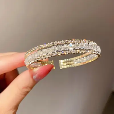 Rose Gold Zircon Bracelets Set for Women thumbnail 49