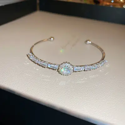 Rose Gold Zircon Bracelets Set for Women thumbnail 51