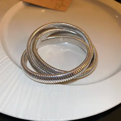 Rose Gold Zircon Bracelets Set for Women thumbnail 82