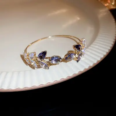 Rose Gold Zircon Bracelets Set for Women thumbnail 86