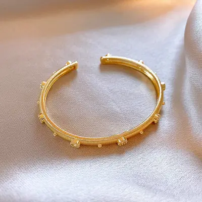 Rose Gold Zircon Bracelets Set for Women thumbnail 89