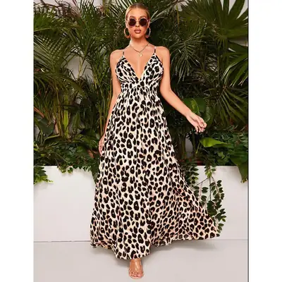 Women Floral Spaghetti Strap Summer Dress New Style