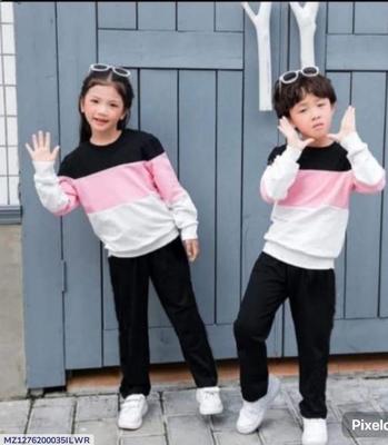 2 Pcs Boy's Fleece Printed Tracksuit thumbnail 3