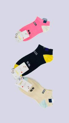 Women Ankle Socks Cotton Multi Color Daily Wear thumbnail 2