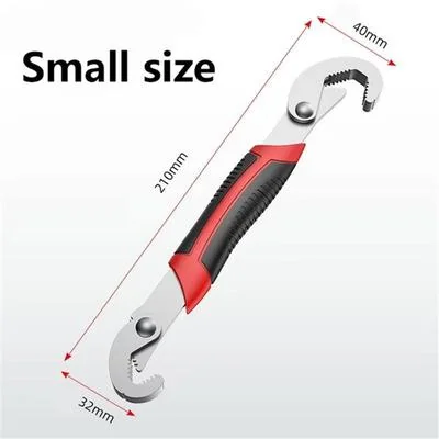 Chrome Vanadium Steel Wrench Set Red 2 Pcs thumbnail 9