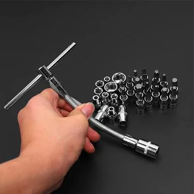 Stainless Steel Bike Tool Kit 46-Piece Red thumbnail 6