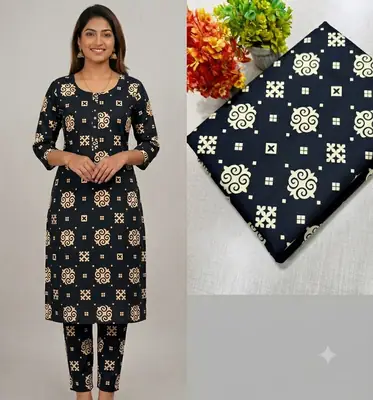 2 Pcs Women's Unstitched Printed Suit
