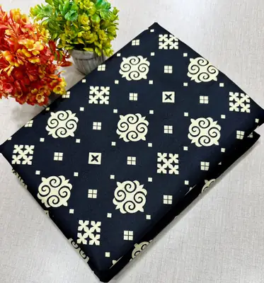 2 Pcs Women's Unstitched Printed Suit thumbnail 2