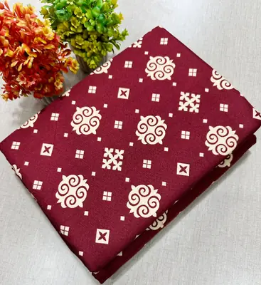 2 Pcs Women's Unstitched Printed Suit thumbnail 2
