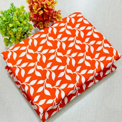 2 Pcs Women's Unstitched Printed Suit thumbnail 2