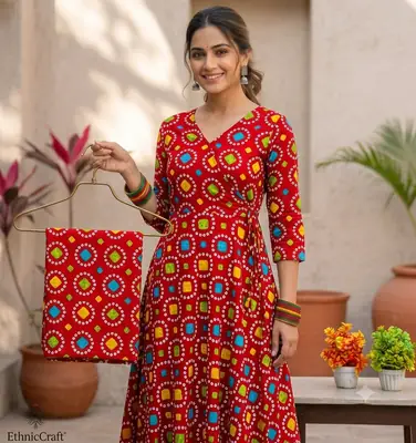 2 Pcs Women's Unstitched Printed Suit