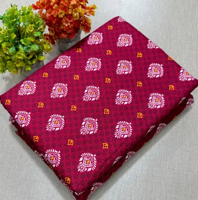 2 Pcs Women's Unstitched Printed Suit thumbnail 2