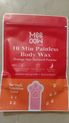 Meeoow Club 10 Min Painless Body Wax Orange Hair Removal Powder for Women thumbnail 7