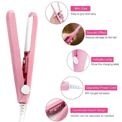 2 In 1 Mini Hair Straightener And Curler thumbnail 3