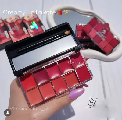 10 In 1 Creamy Lipstick/Blush Palette  thumbnail 7