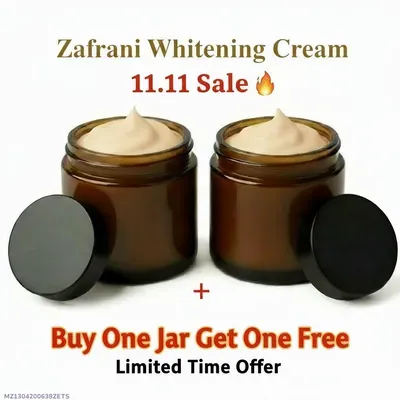 Zafrani Whitening Cream, 250g, Buy 1 Get 1 Free thumbnail 4