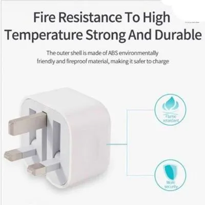 25W USB-C Fast Charger White UK Plug thumbnail 2