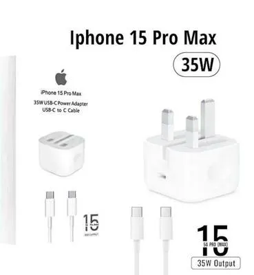 35W USB-C Fast Charger for iPhone 15 Pro Max