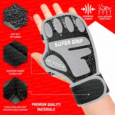 Weightlifting Gloves | Super Grip L345 thumbnail 5