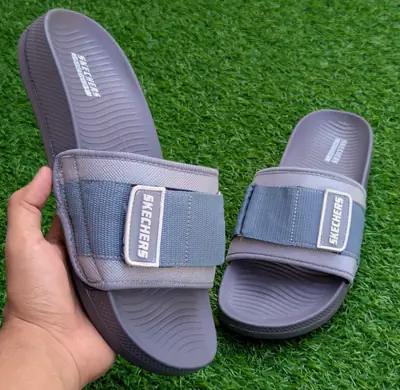 Men's Rubber Fancy Slide Slippers
