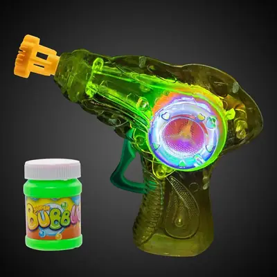 Cute Bubble Blower Toy With Lights and Bubble Soap Included For Kids thumbnail 7