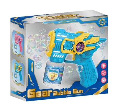 Kids Electric Gear Bubble Gun Toy Automatic thumbnail 5