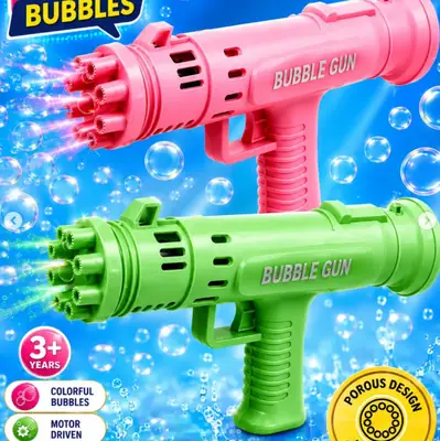 Boy's Plastic Electric Drive Set Bubble Gun (3c6t0) thumbnail 4