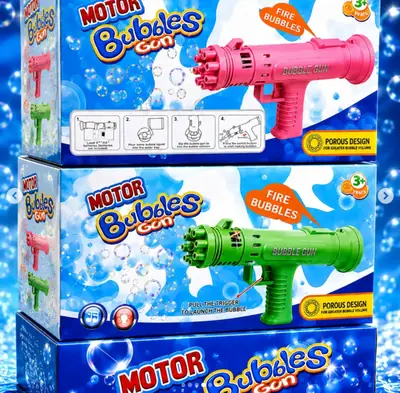 Boy's Plastic Electric Drive Set Bubble Gun (3c6t0) thumbnail 3