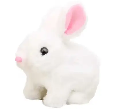 Fluffy Walking Rabbit | Simulated Walking Pet Toys thumbnail 3