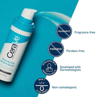 CeraVe Resurfacing Retinol Serum 100ml for Acne Marks & Pores thumbnail 4