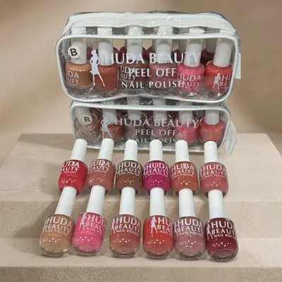 Full Size Huda Beauty Peel Off Nail Polish, Pack Of 12 thumbnail 2