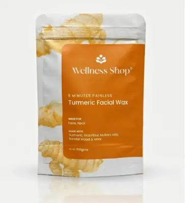 Turmeric Facial Wax - 5 Minutes Painless Herbal Wax Powder