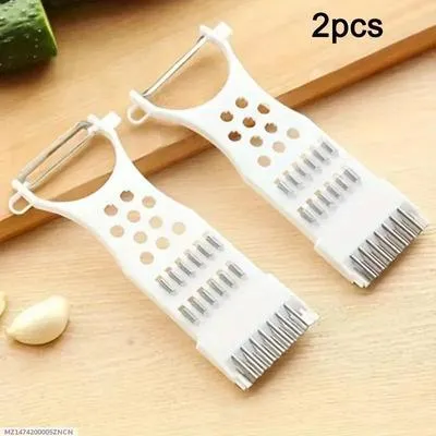 5-in-1 Vegetable Slicer Cutter Peeler Grater 2 Pcs