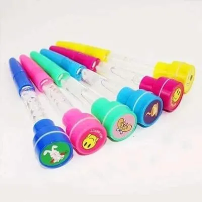 4-in-1 Multifunction Stamp Bubble Ball Pen for Kids Birthday Party Gift thumbnail 3