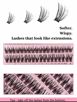 3 In 1 Permanent 3D Eyelash Extension Set, Light thumbnail 4