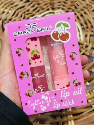 2 In 1 Crazy Girl Lip Oil + Lip Balm Set, Buy 1 Get 1 Free
