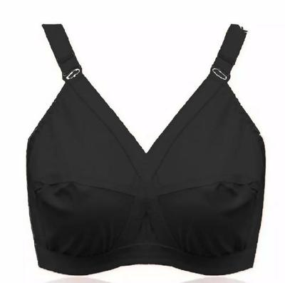 Premium Cotton Bra Set Black Steel Hooks Daily Wear thumbnail 2